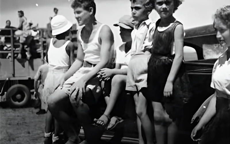 הנחת אבן הפינה וחגיגת תחילת ההתיישבות בבית הלוי אוגוסט 1945